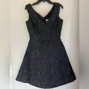 Kate Spade dashing beauty metallic Jacquard dress